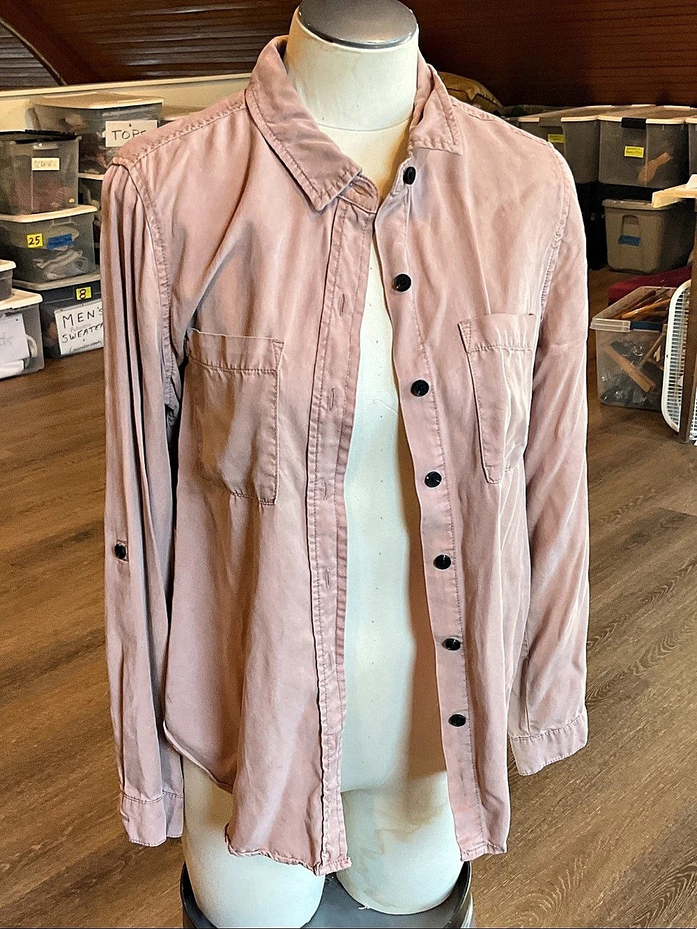 Universal Thread Women’s small Utility overshirt in Pink Size Small Like New